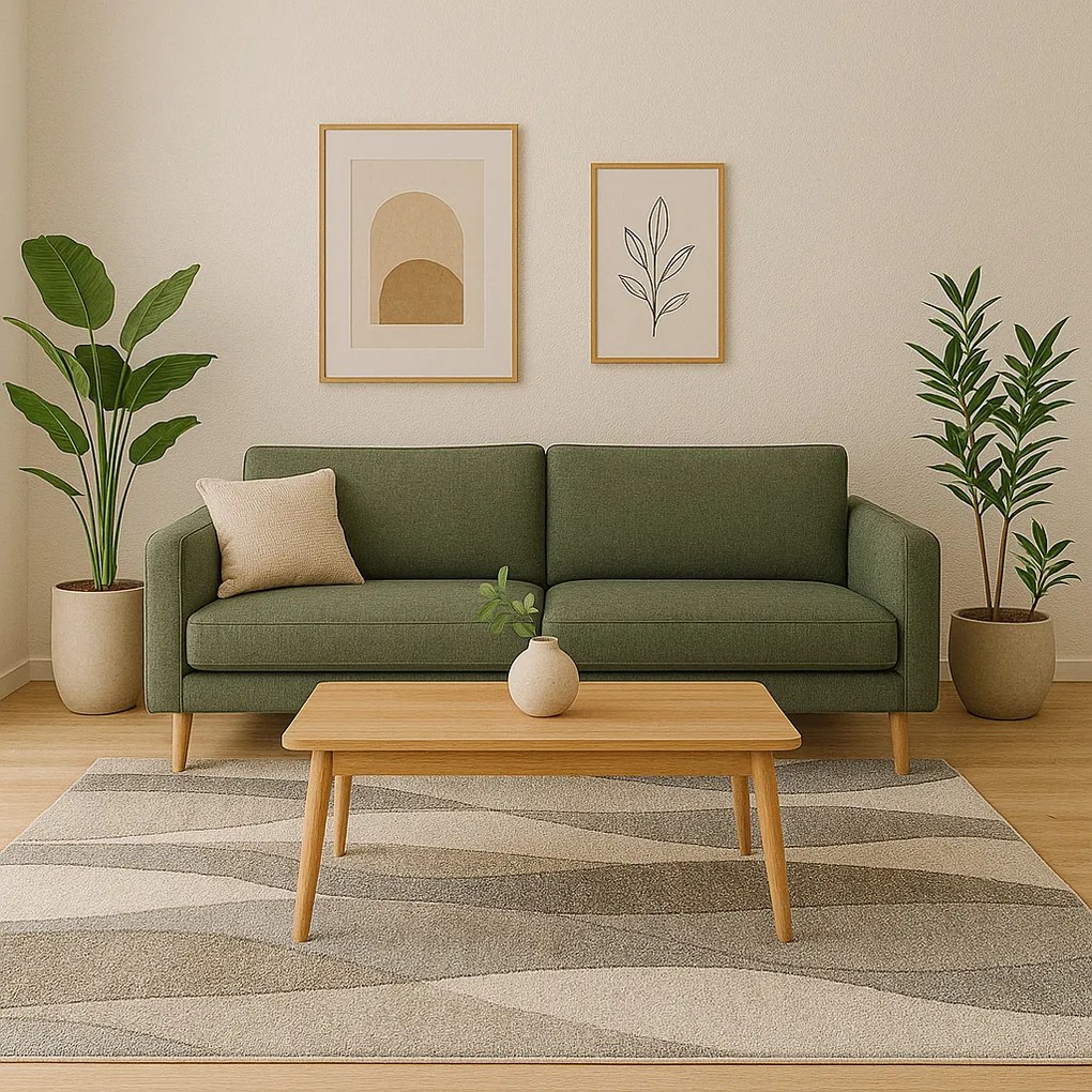 Oriental Weavers, Kusový koberec Castro Carved 163/NQ2M, 120x170, šedá, kancelária