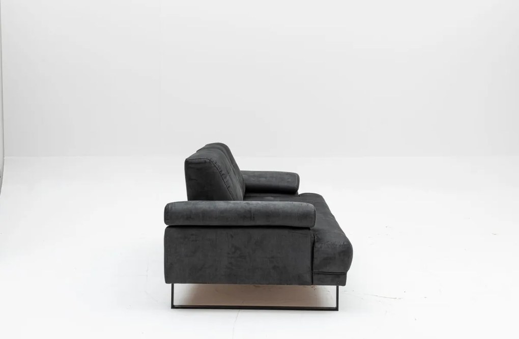 Dvojmiestna pohovka Mustang 199 cm antracitová