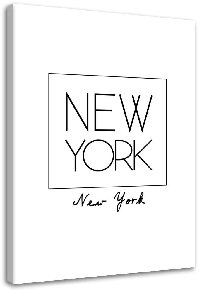 Gario Obraz na plátne Nápis New york city Rozmery: 40 x 60 cm