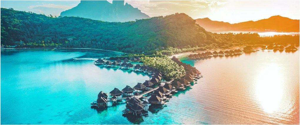 Obraz - Bora Bora (120x50 cm)