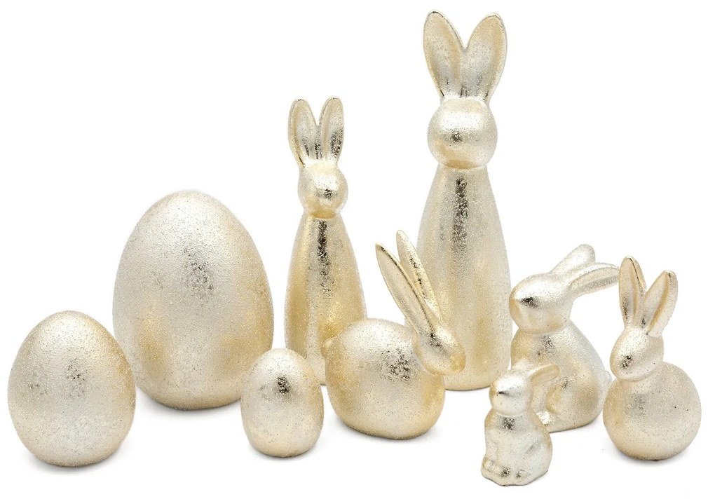 VEĽKONOČNÁ SOŠKA EASTER5 SADA 2 KS 6X8 CM ŠAMPANSKÁ