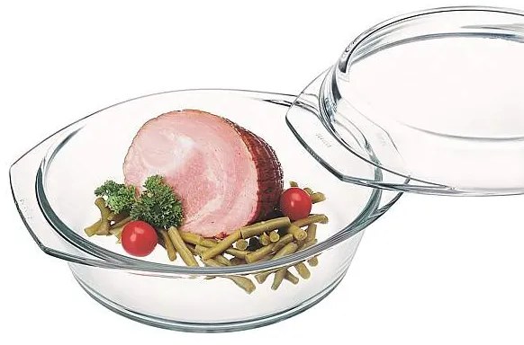Simax Pekáč okrúhly s vekom 1,5 l + 0,6 l