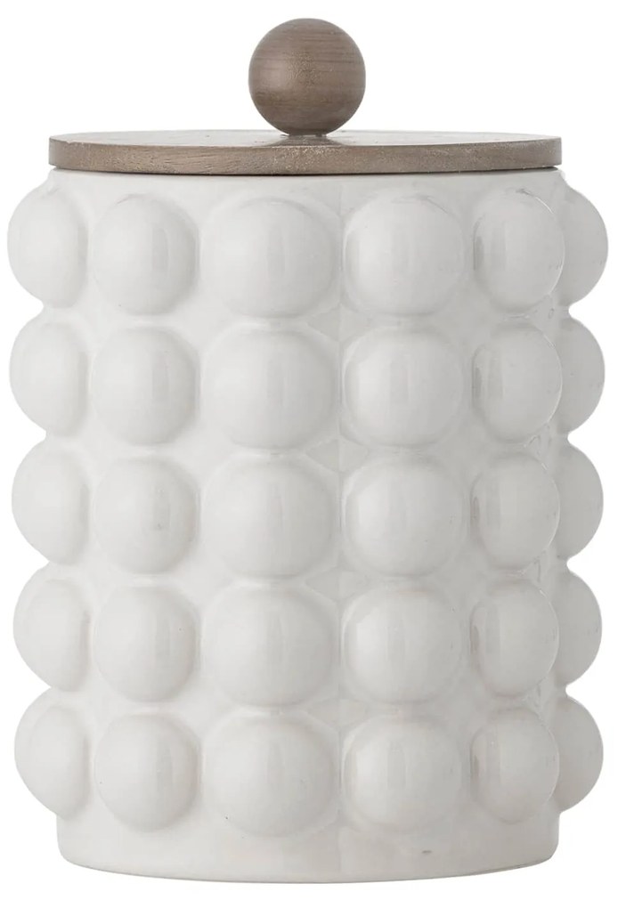 Bloomingville Keramická dóza Madge White 1300 ml