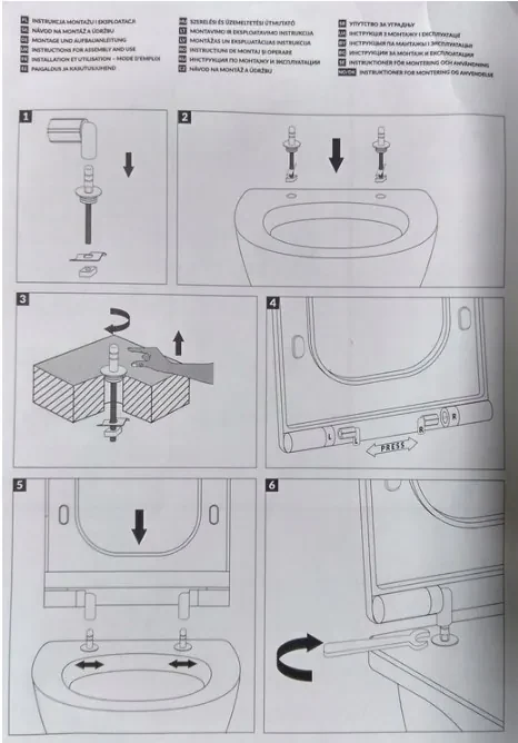 Cersanit Metropolitan, toaletné sedátko z duroplastu s pomalým zatváraním, biela, OK581-009-BOX