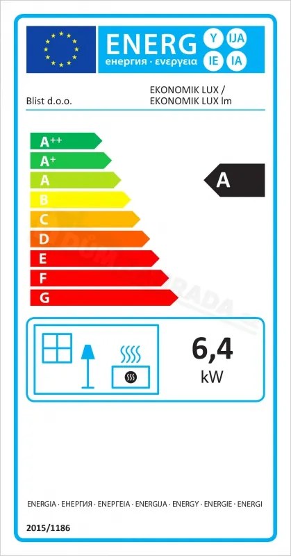 Krbové kachle Blist Ekonomik LUX Beige – 7 kW
