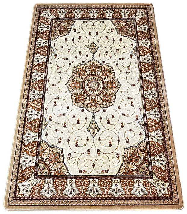 Berfin Dywany, Kusový koberec Adora 5792 K (Cream), 60x90, hnedá, chodba / predsieň