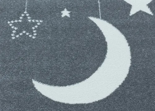 Koberce Breno Kusový koberec FUNNY 2101 Blue, modrá, viacfarebná,80 x 150 cm