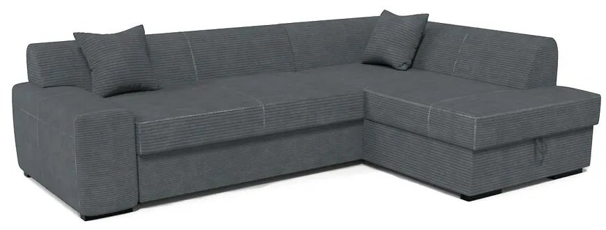 Rohová sedacia súprava Minos P Poso 60 sivá