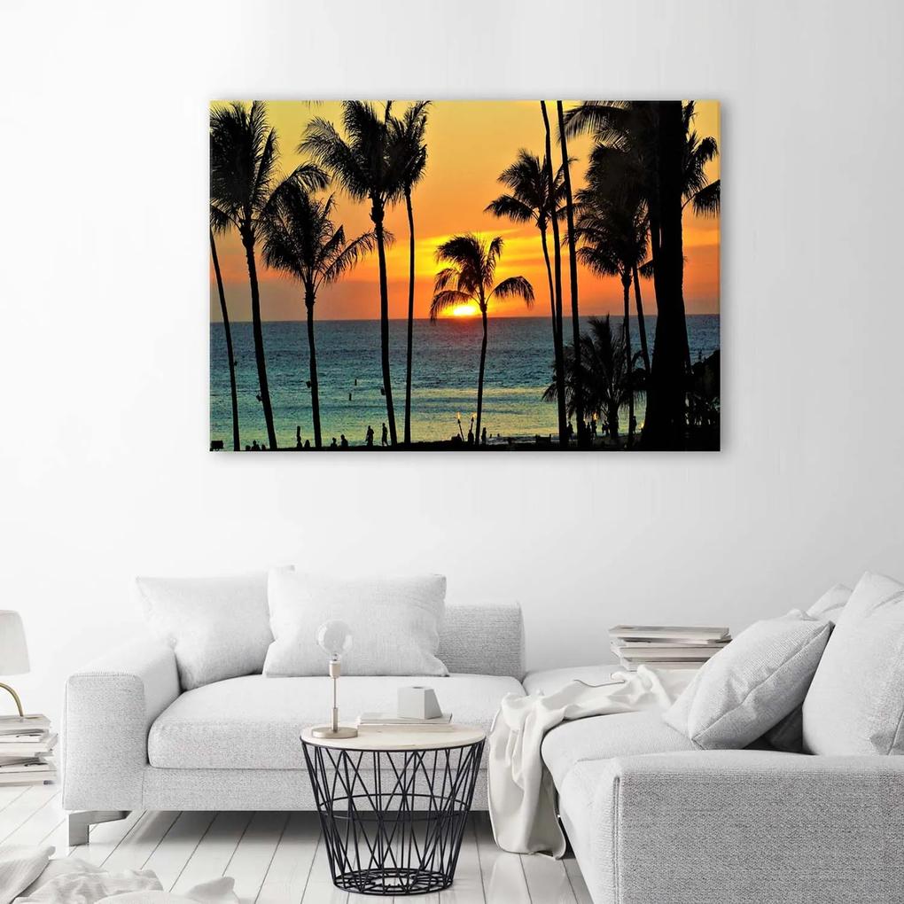 Gario Obraz na plátne Palmy pri západe slnka Rozmery: 60 x 40 cm