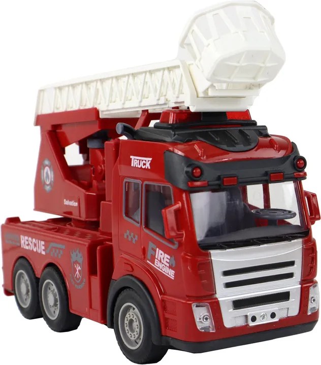 LEAN Toys Diaľkovo ovládaný model hasičského rebríka