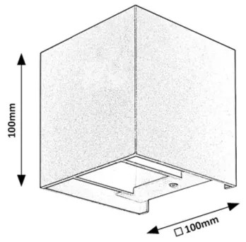 Rabalux 7396 - Vonkajšie nástenné svietidlo SOLIN 1xG9/42W/230V IP54 čierna