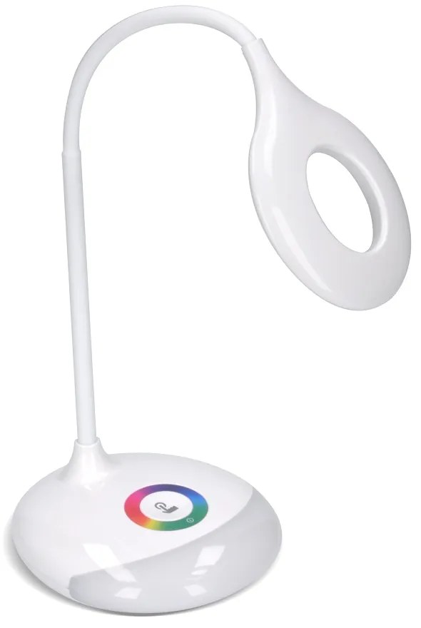 Nabíjacia stolná LED lampička 5 W, biela