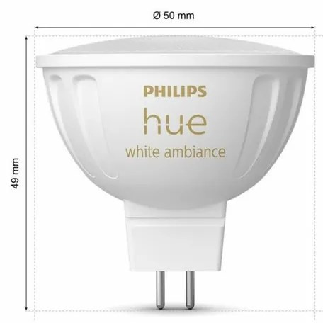 Philips Hue 8719514491588 žiarovka LED WA Bluetooth GU5.3 MR16, 2 ks