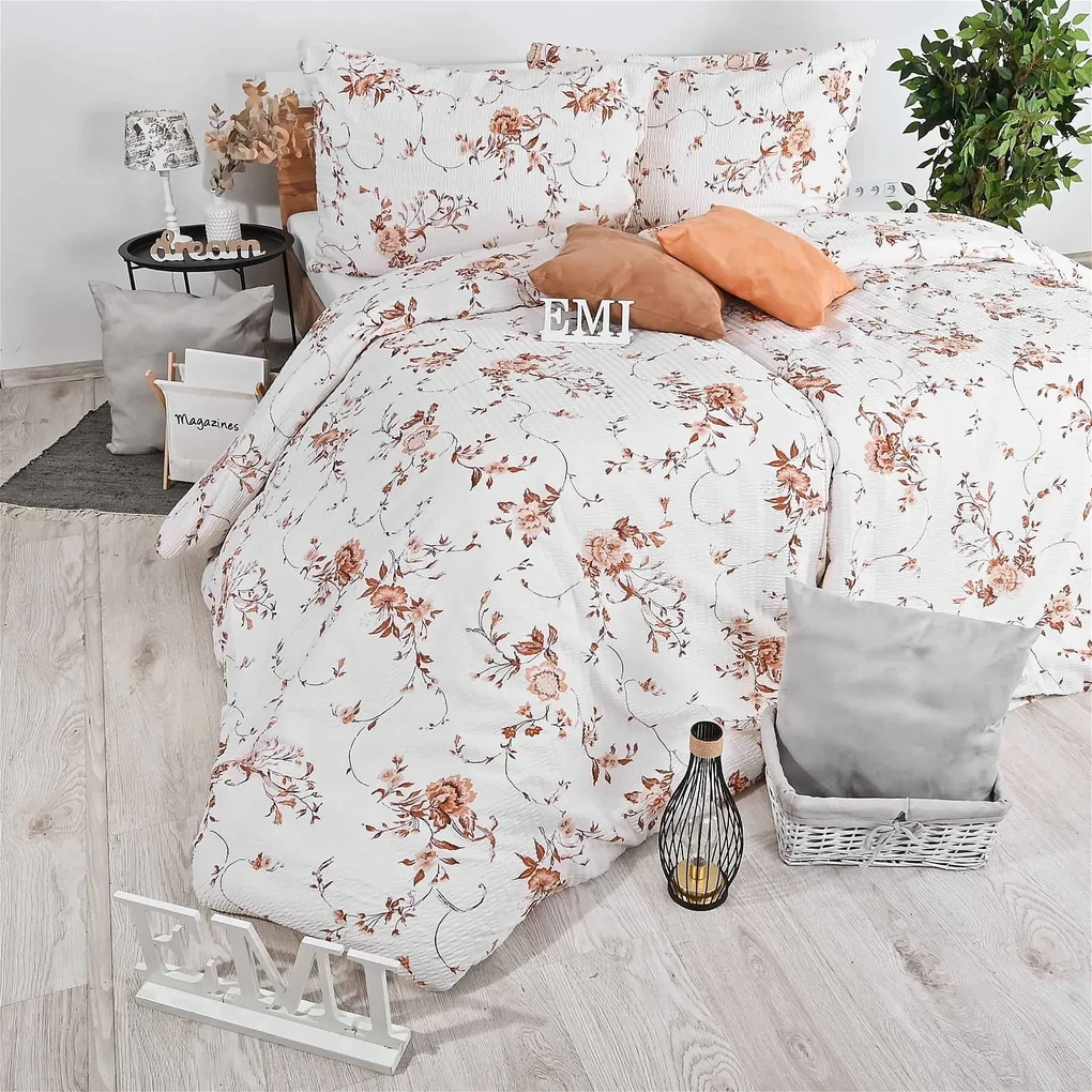 Obliečky krepové Anastasia EMI: Štandardný set jednolôžko obsahuje 1x 140x200 + 1x 70x90