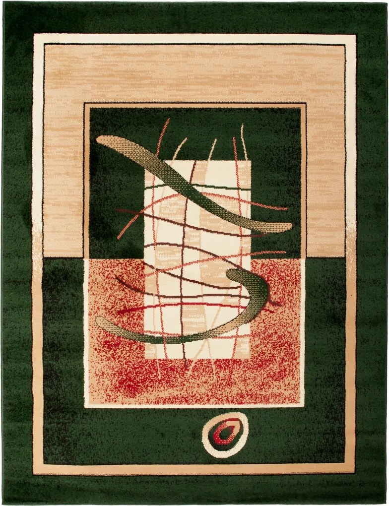 TA Koberec 5118B ZELENÝ ATLAS PP Rozmer: 160x220 cm
