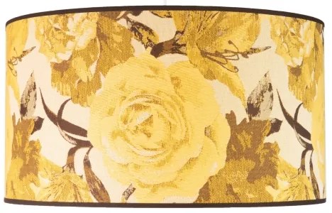 Duolla - Luster na lanku CONSTANCE 1xE27/40W/230V pr. 45 cm žltá