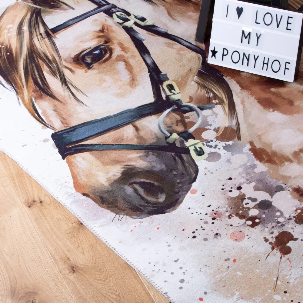 Obsession, Detský kusový koberec Torino kids 236 BROWN BEAUTY, 160x230, hnedá, detská izba