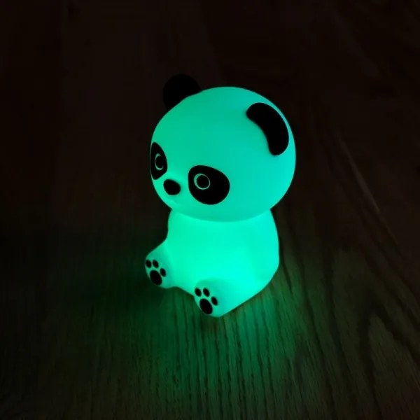 MegaLight - LED RGB Stmievateľná detská dotyková lampa PADDY PANDA LED/5V