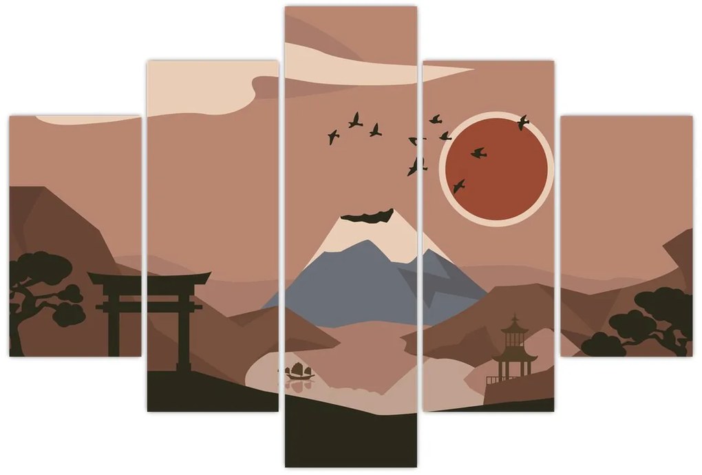 Obraz - Japonsko N⁰1 (150x105 cm)