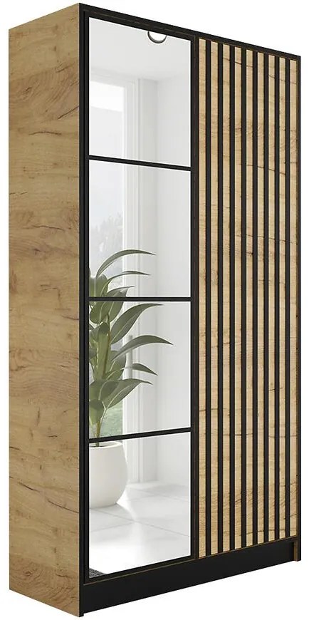 Skriňa Eden 2d 107 Dub Craft Zlatý 3