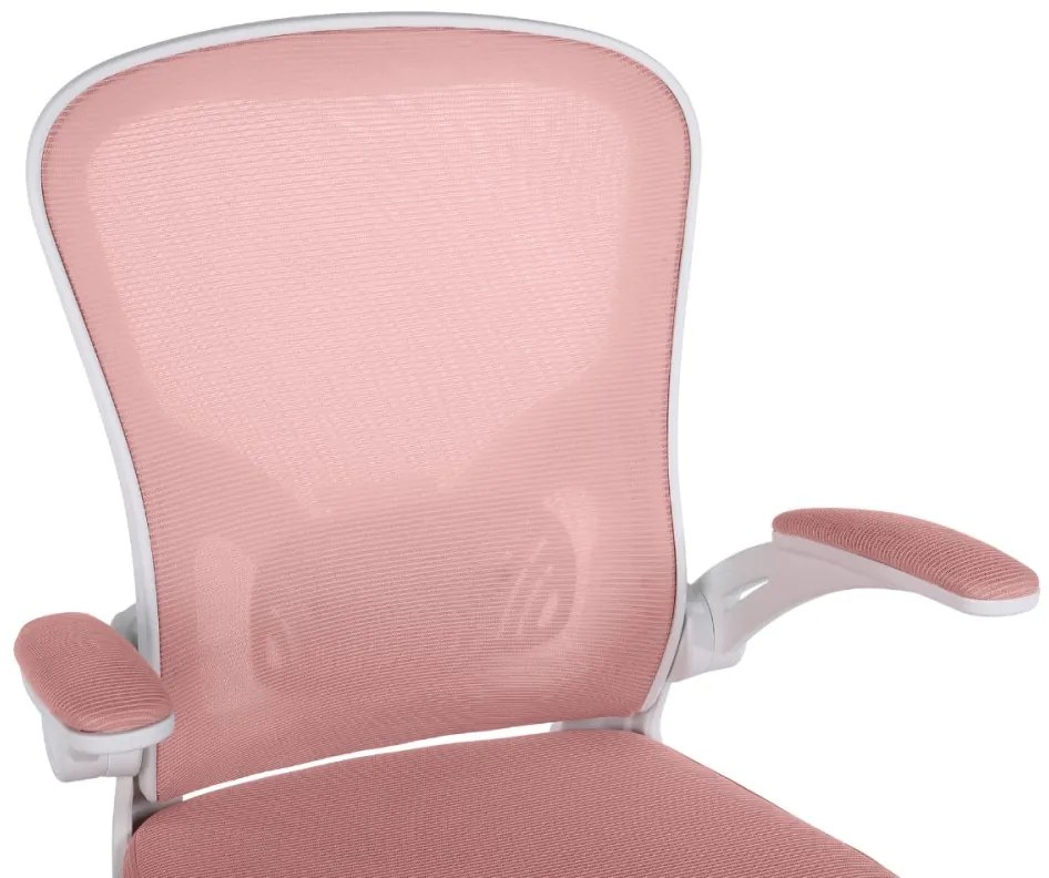 Detská otočná stolička Neoseat LEXI — látka, ružová