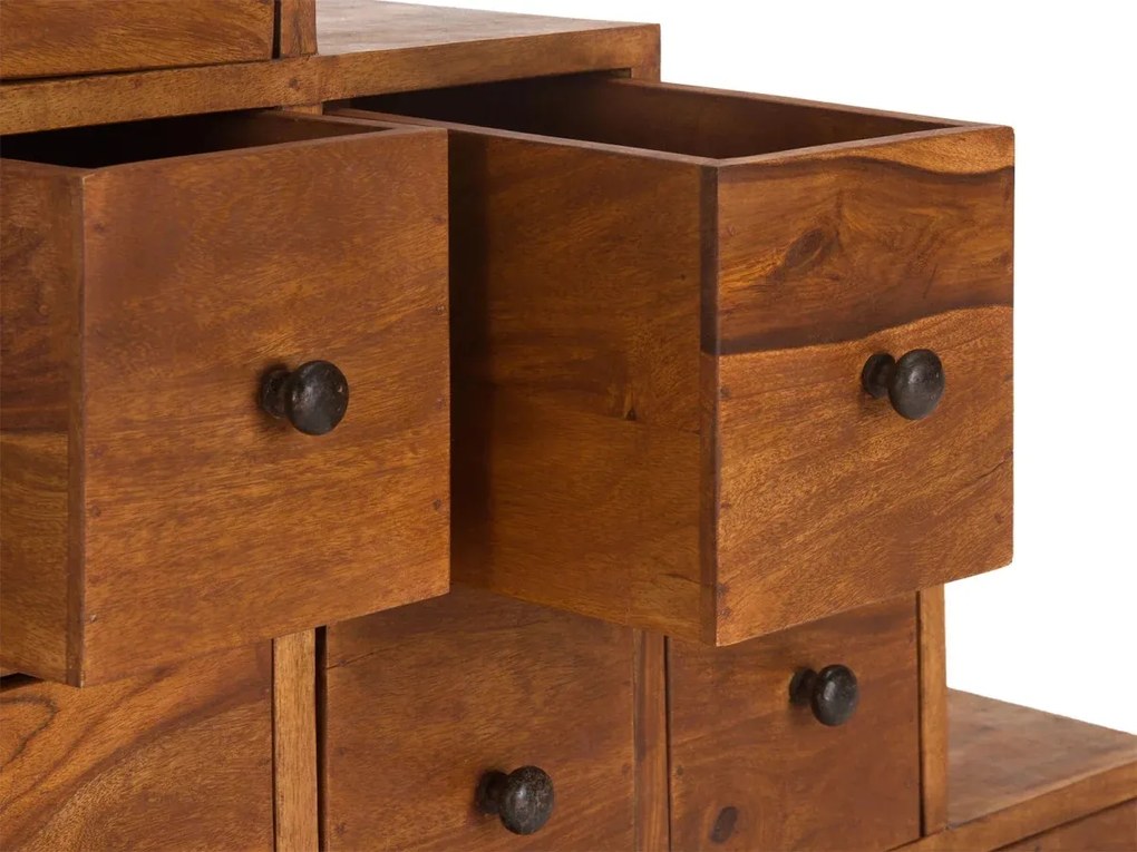 furniture-nabytek.cz - Masivní komoda Merlin z palisandru, lakovaná, hnědá