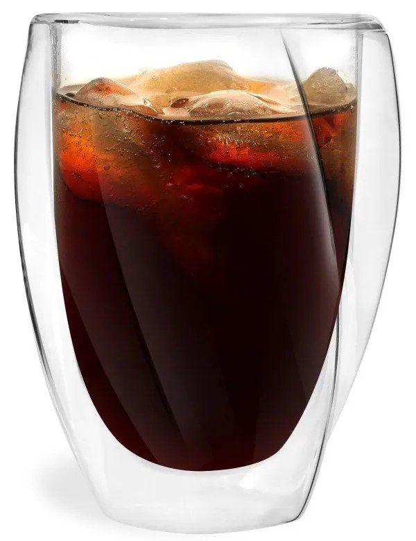 Sada 2 dvojstenných pohárov Vialli Design Latte, 300 ml