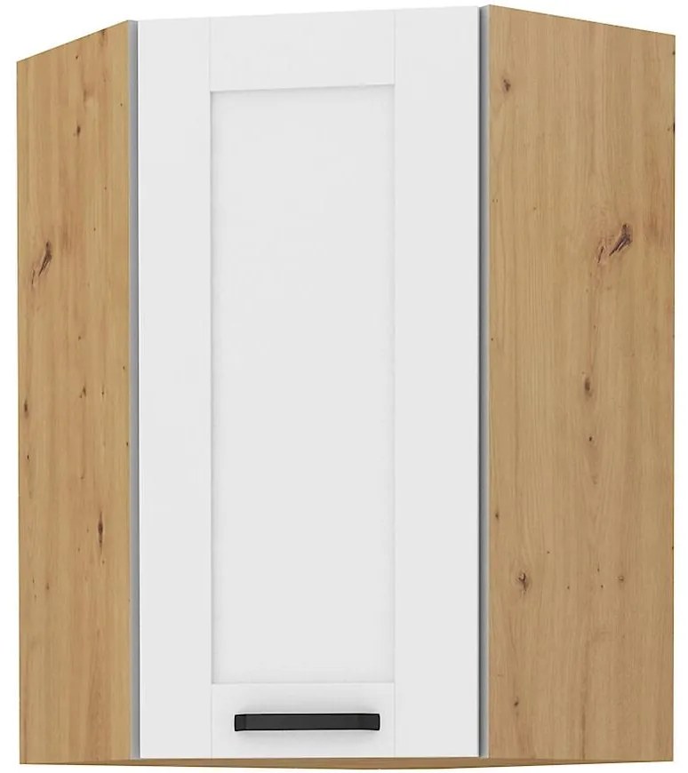 Skrinka do kuchyne LUNA biely/ARTISAN 60X60 GN-90 1F (45°)