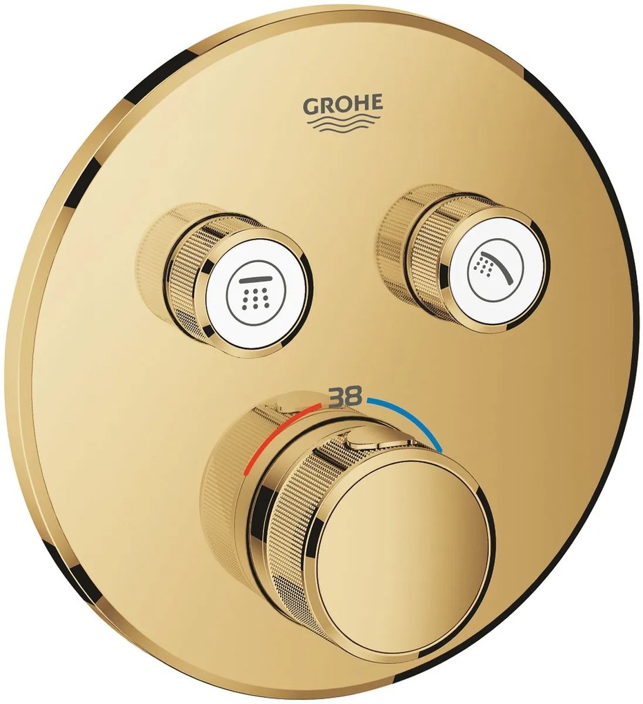 Grohe Grohtherm SmartControl vaňová/sprchová batéria podomietková áno zlatá 29119GL0