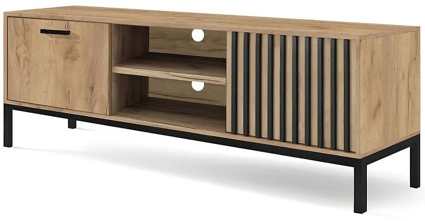 TV stolík Lamino RTV-1 dub craft/čierna