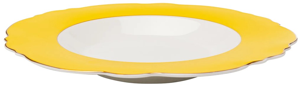 Harlequin hlboký tanier žltý Ø23 cm