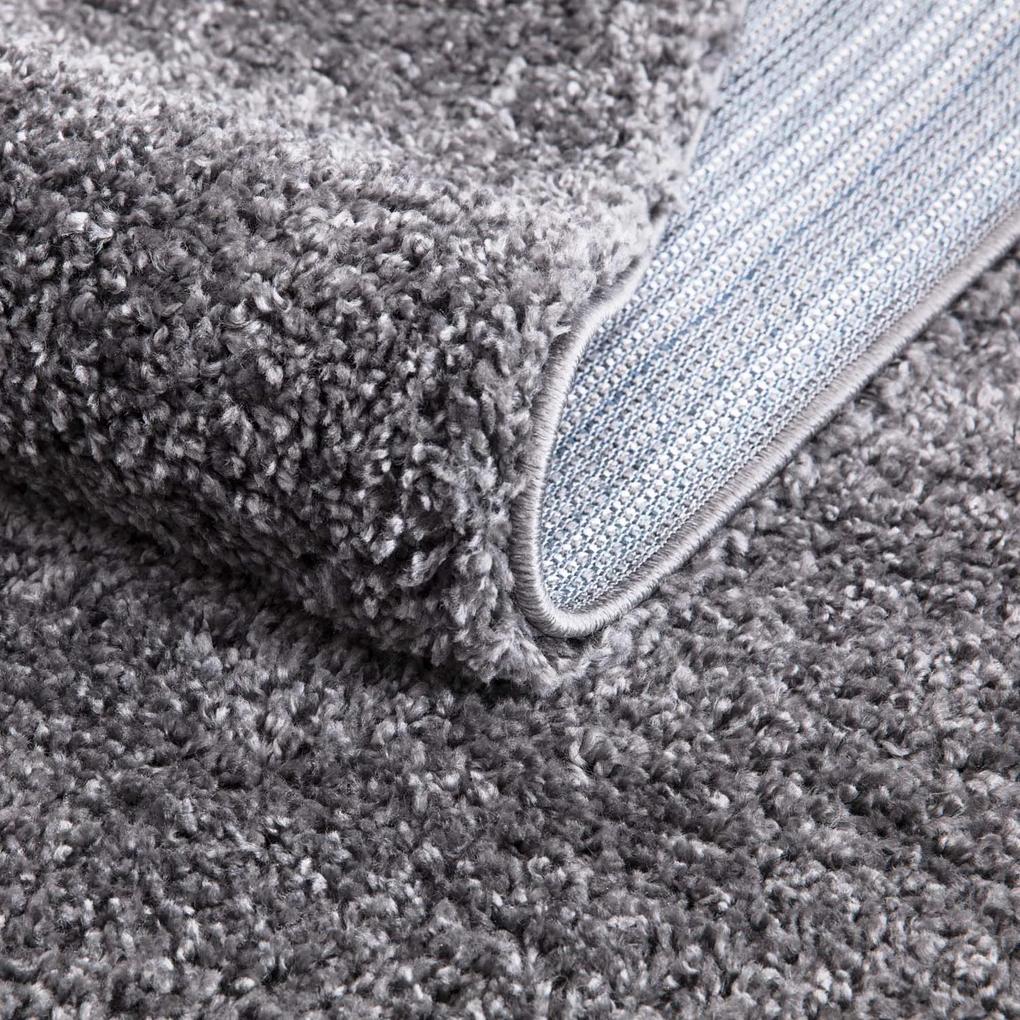 Dekorstudio Shaggy koberec CITY 500 tmavo sivý Rozmer koberca: 100x200cm