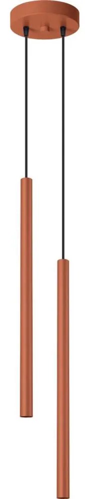 Sollux SL.1525 - Luster na lanku PASTELO 2xG9/8W/230V červená