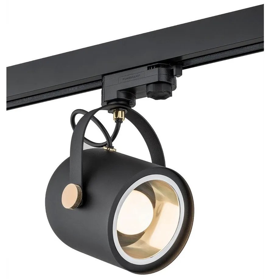 Argon 4311 - Bodové svietidlo do lištového systému NET 1xE27/15W/230V čierna