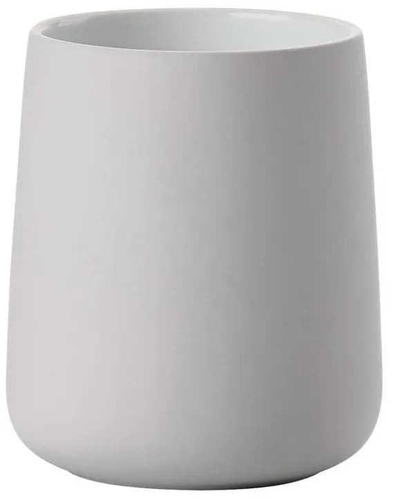 Svetlosivý porcelánový téglik na zubné kefky Nova – Zone