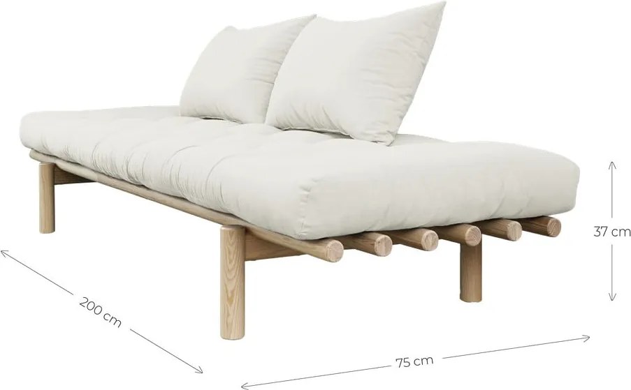 Pohovka s ľanovým poťahom Karup Design Pace Natural/Linen