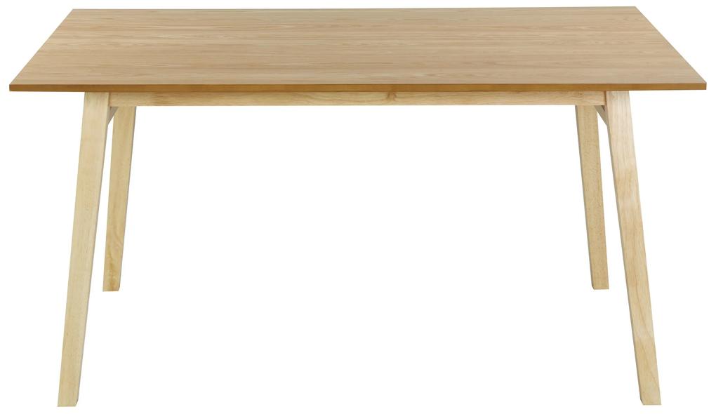 Jedálenský stôl 150 x 90 cm svetlé drevo VARLEY Beliani