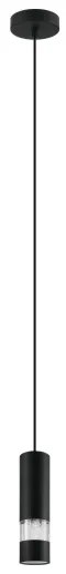 Eglo 39705 - LED Luster na lanku BERNABETA 1xGU10/4,6W/230V čierna