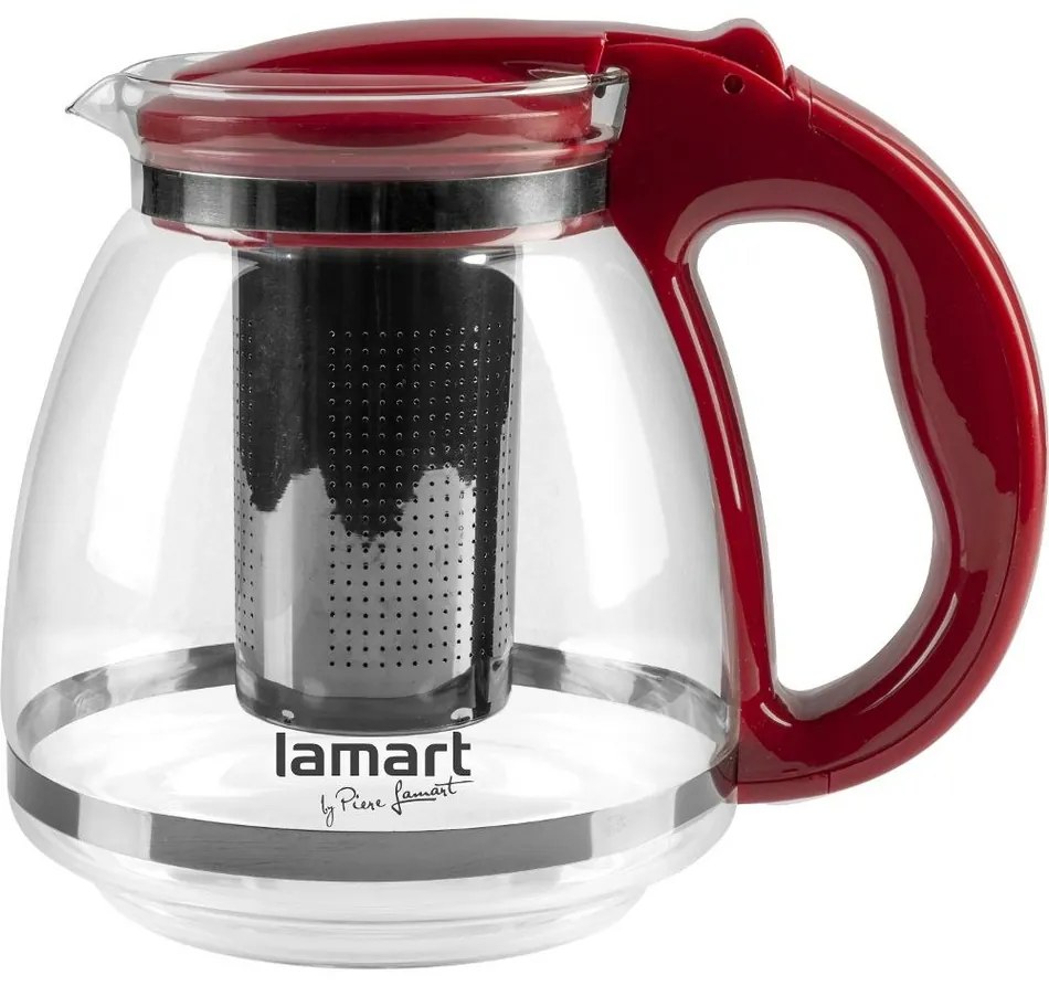 Lamart LT7074 kanvica Verre, 1,5 l, červená