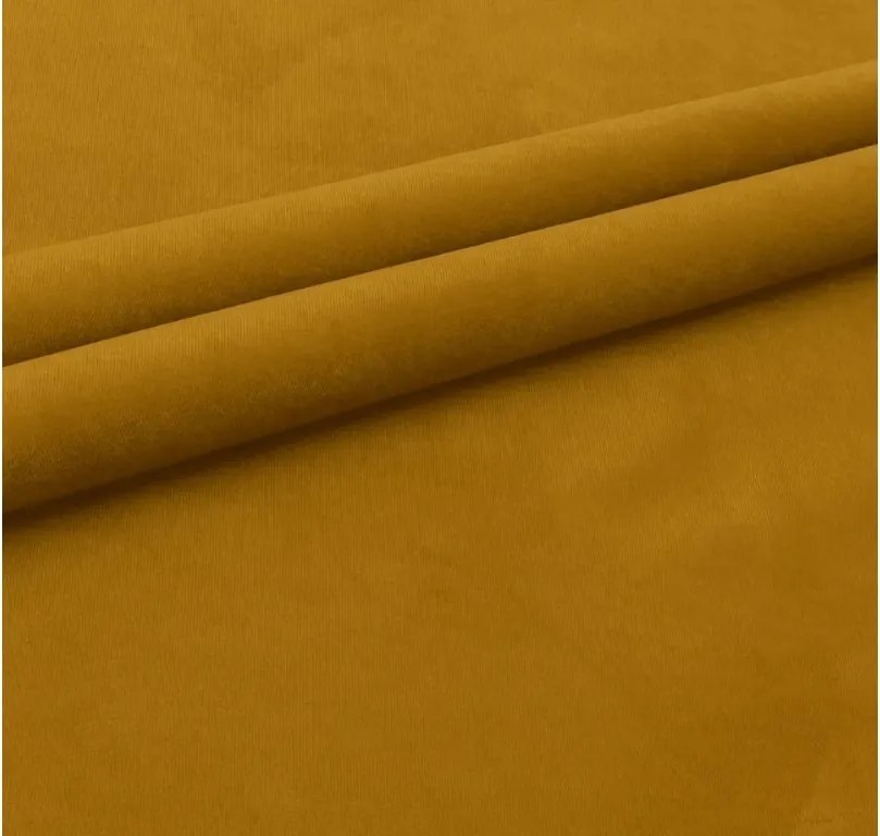 Rozkladacia obojstranná sedacia súprava do L VENORIA 220x143 cm, horčicová + 2 vankúšiky ZDARMA