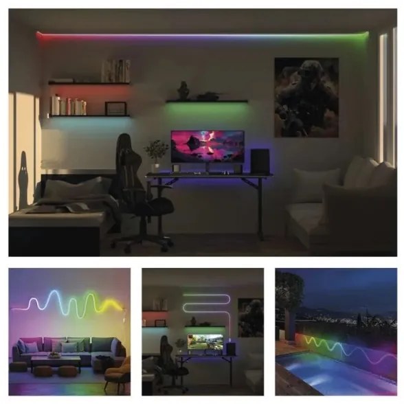 RGBIC LED Stmievateľný pásik GoSmart LED/24W/230V 3 m Wi-Fi Tuya