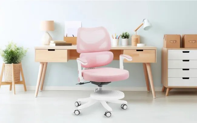 Detská otočná stolička Mark Adler Junior 5.3 Pink