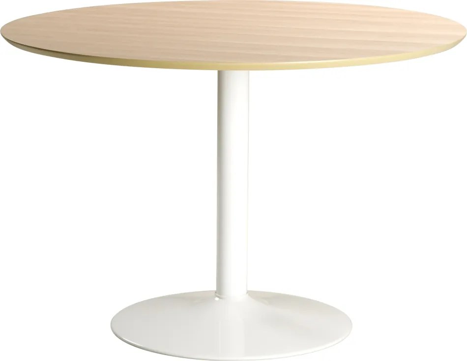 Okrúhly jedálenský stôl Neesha 110 cm dub