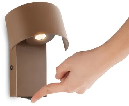 Brilagi - LED Nástenná lampa VASTO LED/3W/230V hnedá