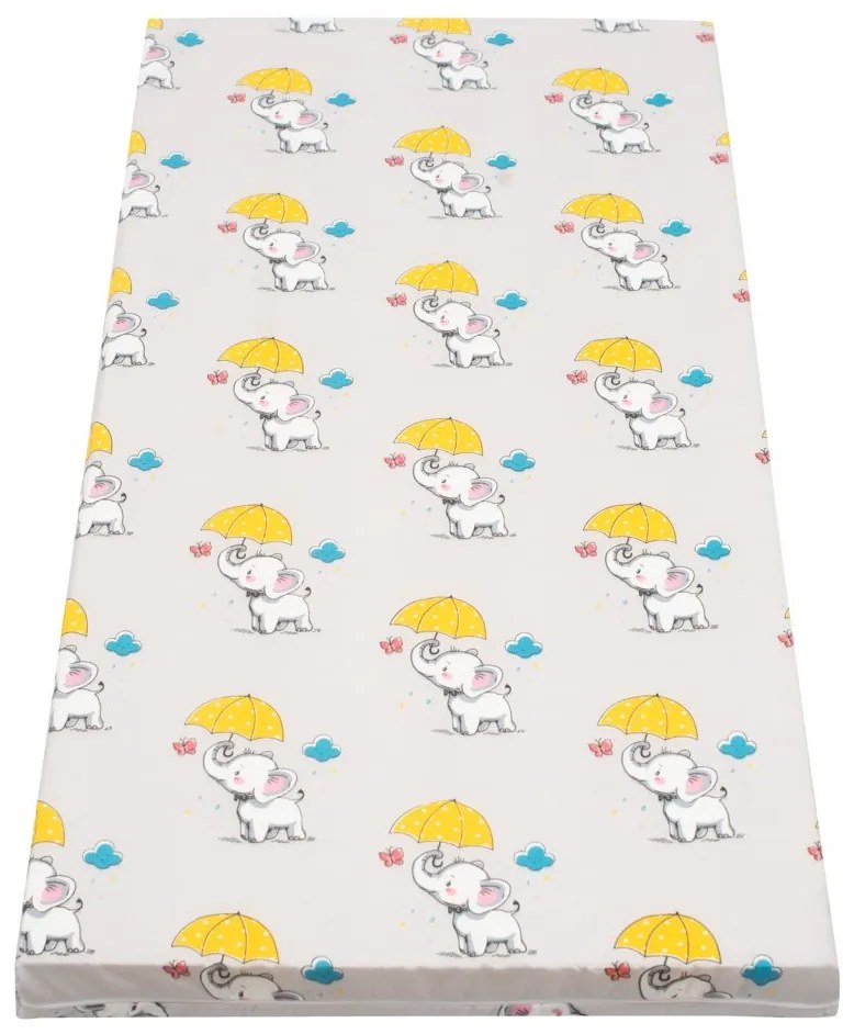 Detský matrac New Baby 120x60 molitan-kokos sivý rôzne obrázky