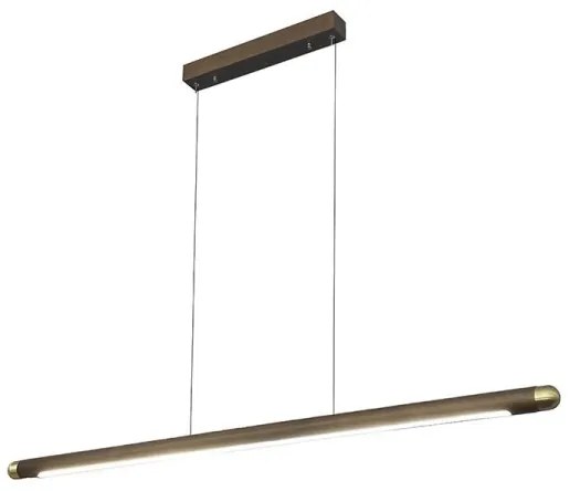 LED Luster na lanku LED/22W/230V 4000K 120 cm jaseň/masív