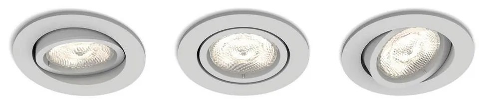 Philips 50113/87/P0 - SADA 3x LED Stmievateľné svietidlo CASEMENT LED/4,5W/230V P3990
