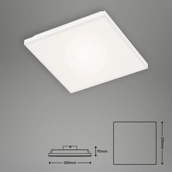 Briloner 7378-016 - LED Stmievateľný panel LED/12W/230V + DO