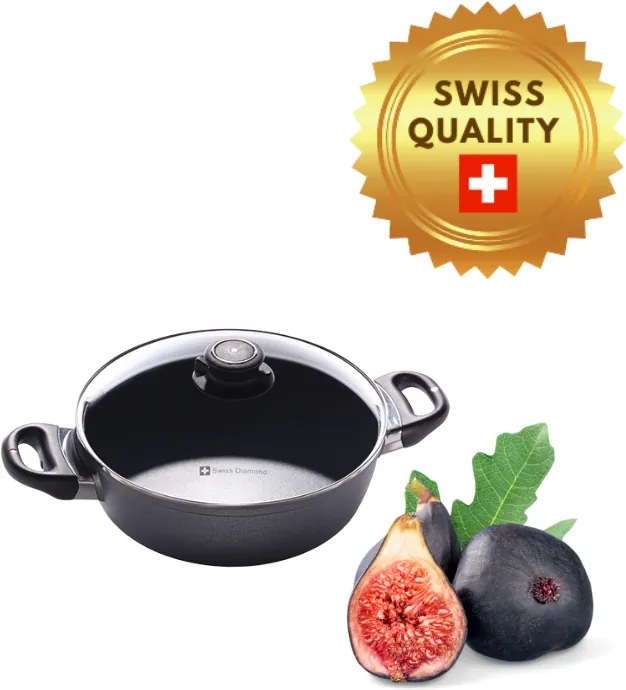 Swiss Diamond | XD6820ic Indukčný kastról s objemom 2 l s pokrievkou | XD