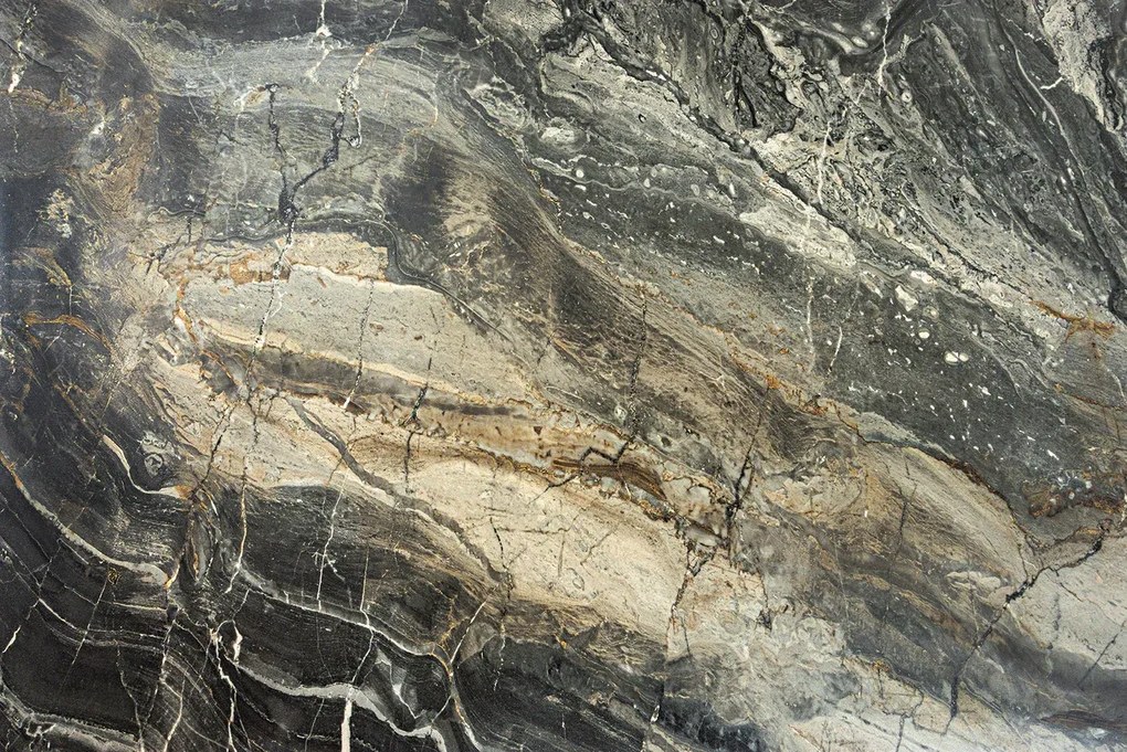 Jedálenský stôl TOMTOC 180-220-260 cm – keramický mramorový vzhľad taupe